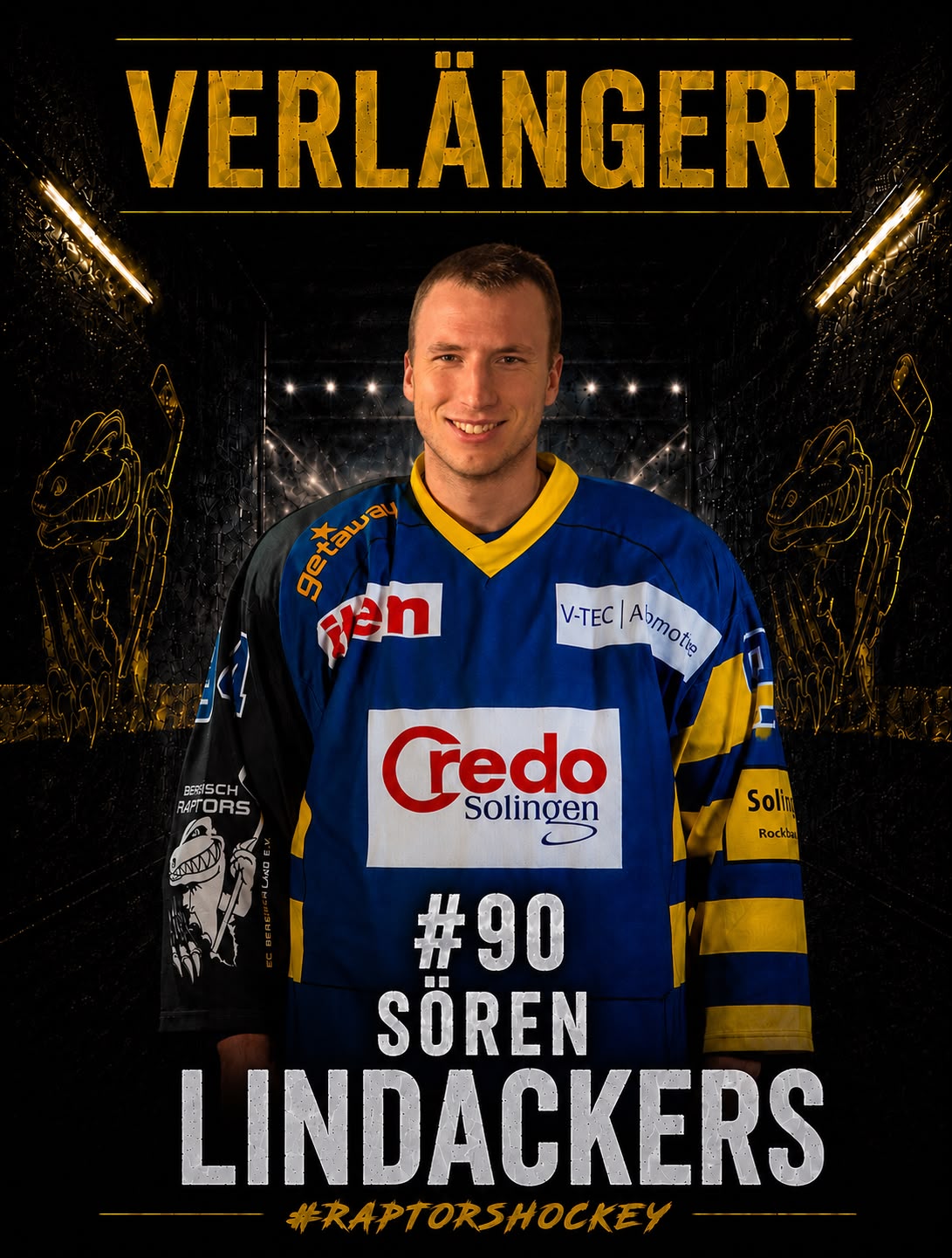 Mehr über den Artikel erfahren Mit Ehrgeiz und klaren Zielen: Sören Lindackers bleibt ein Raptor!